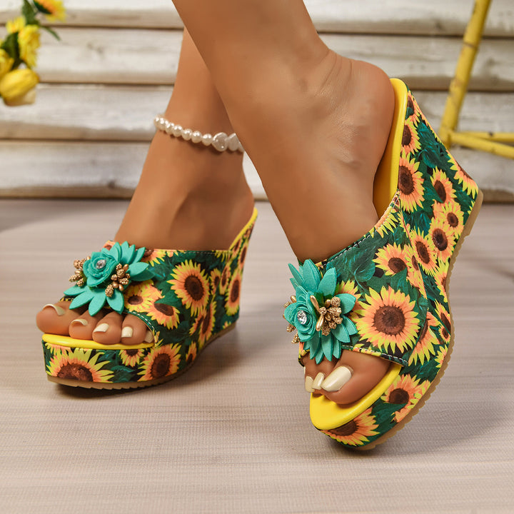 Savanna Sunflower Wedges