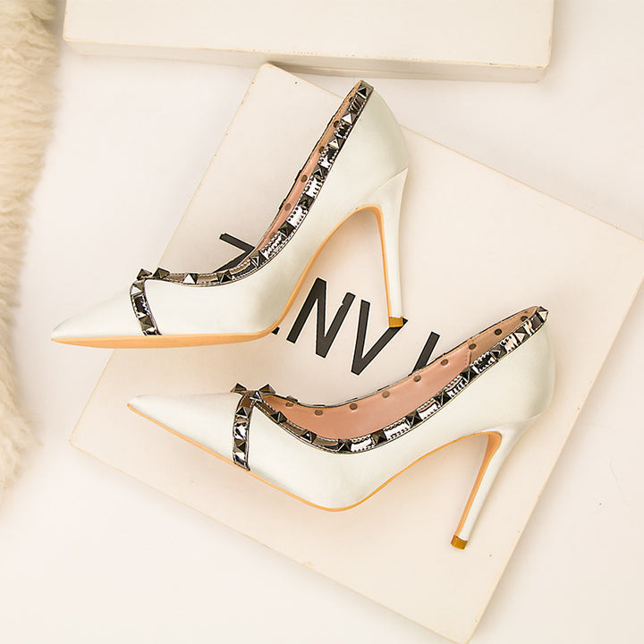 Zevara Studded Heels