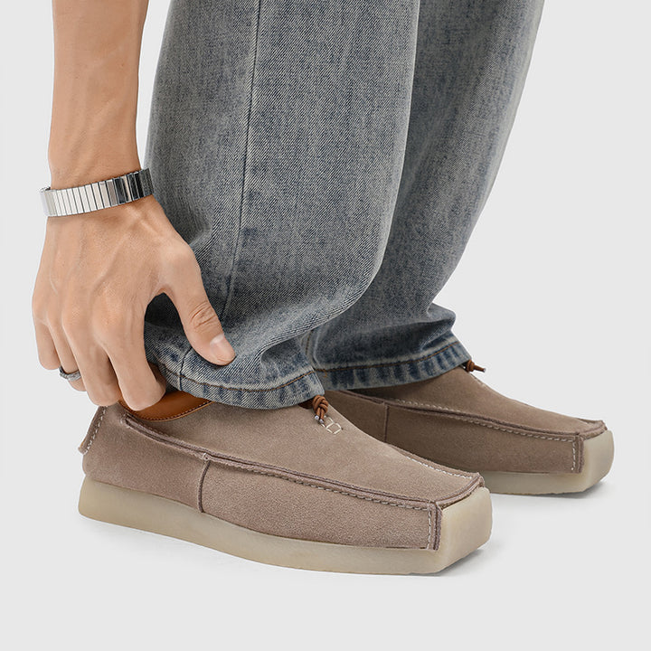 District 8 Leather Slip Ons