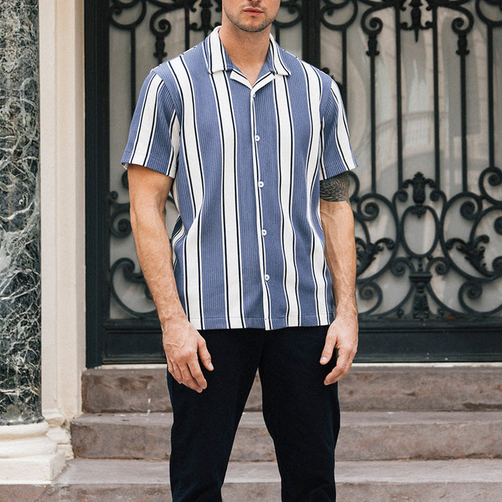Porter Striped Button-Up