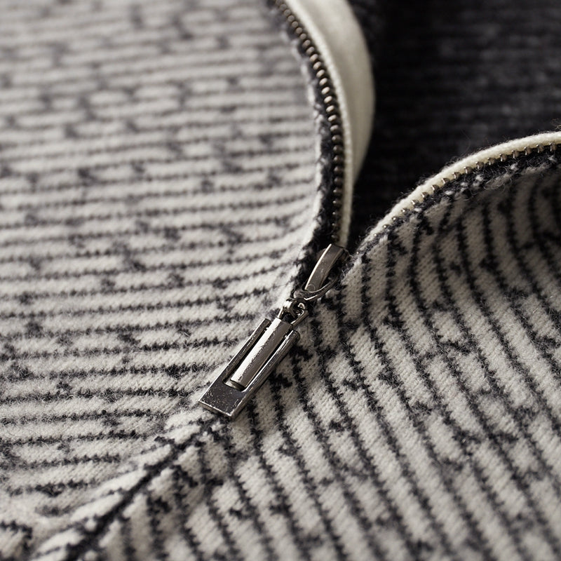 Lawrence Cashmere Zip Sweater