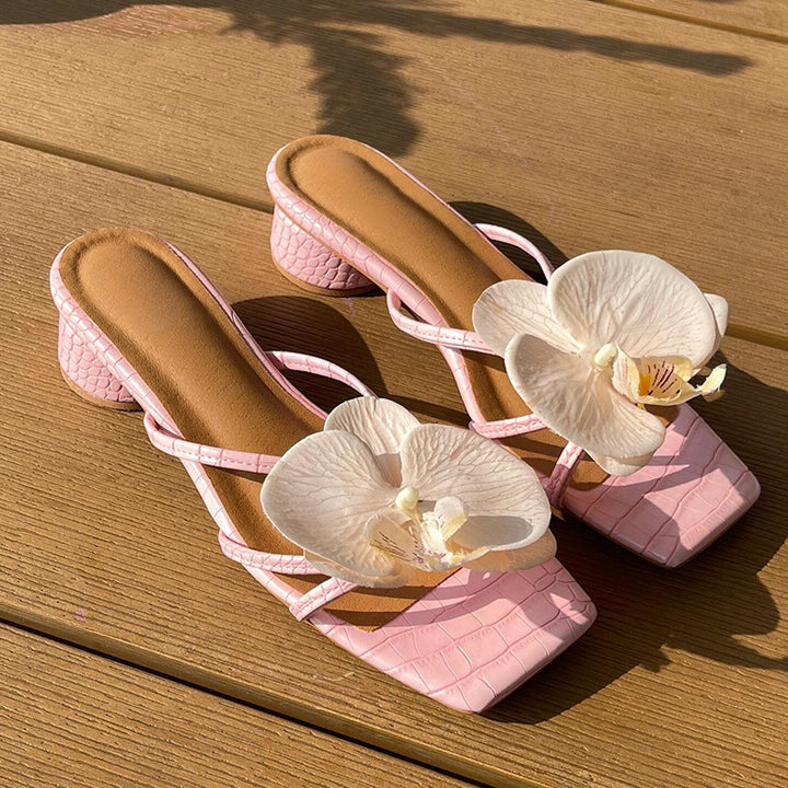 Leclair Floral Sandals