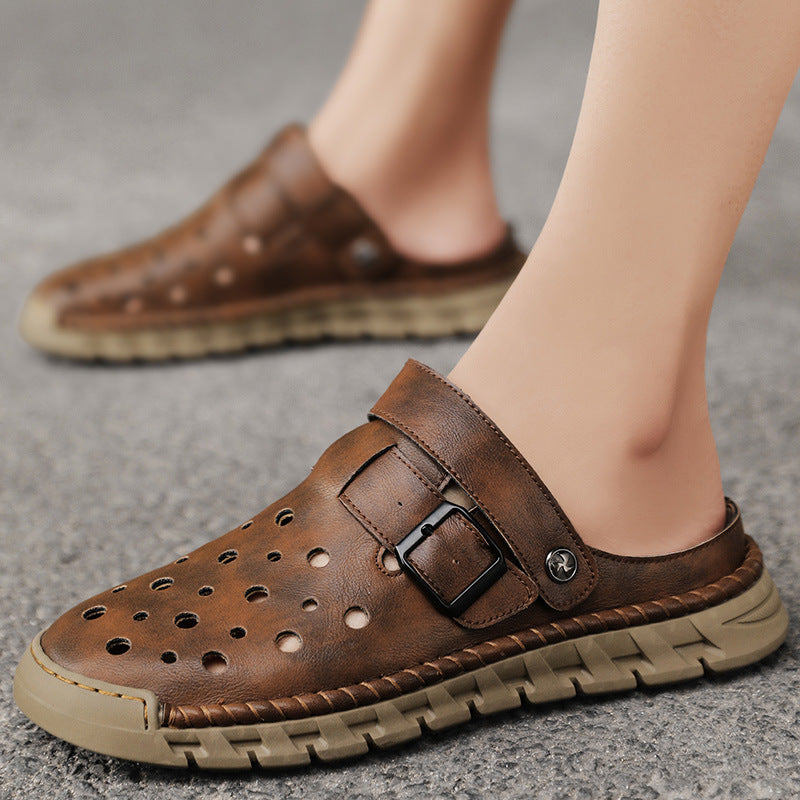 CrossRidge Leather Slip Ons