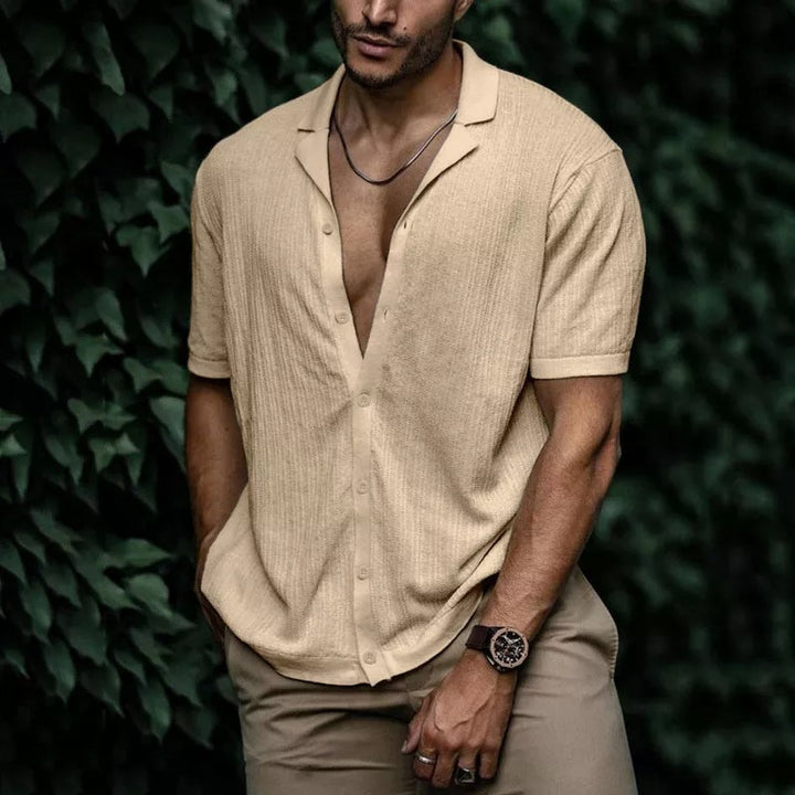 Sebastian Textured Button-Up