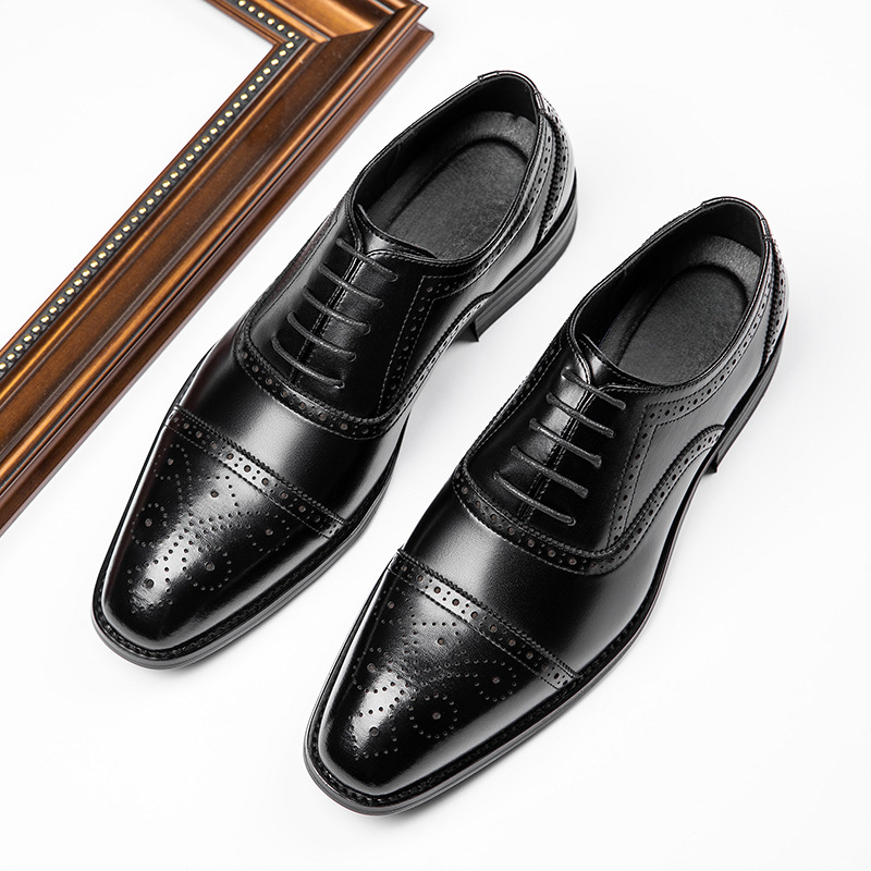 Classic Gentleman’s Leather Oxfords