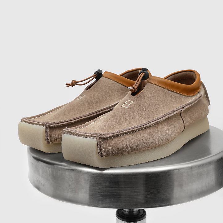 District 8 Leather Slip Ons
