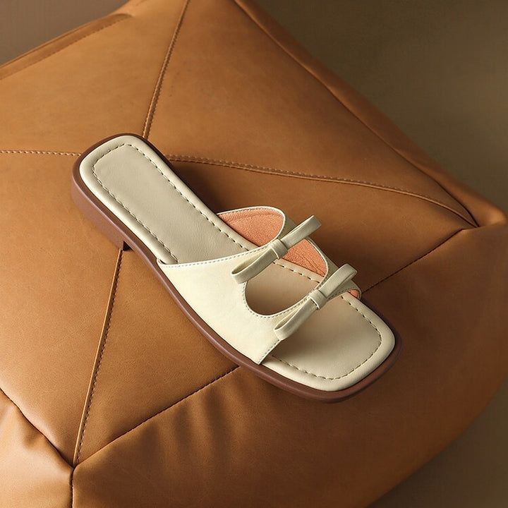 Cleo Square-Toe Sandals