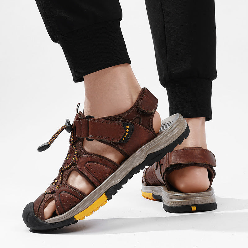 Trailmaster Leather Sandals