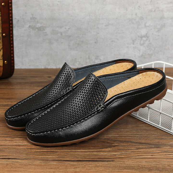 Leondro Leather Slip Ons
