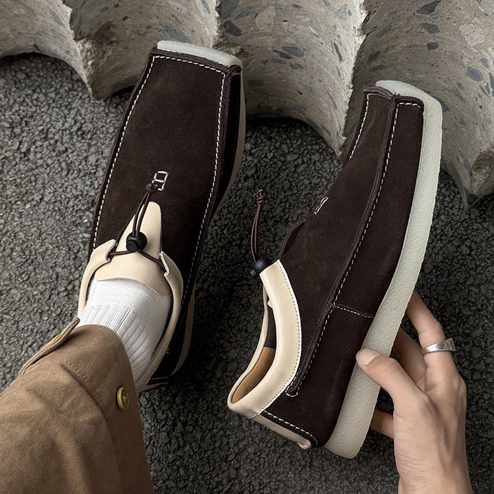 District 8 Leather Slip Ons