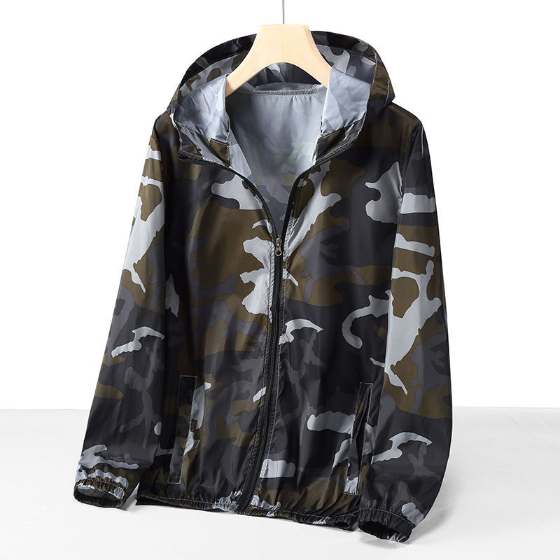 Cardinal Camo Windbreaker
