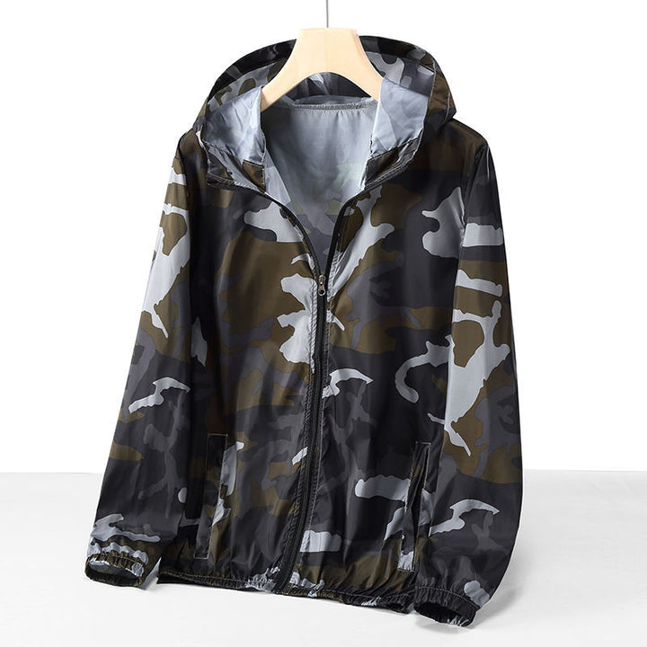Cardinal Camo Windbreaker