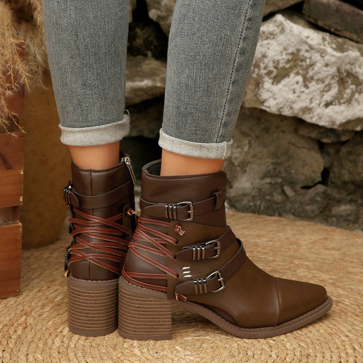 Harper Buckle Boots