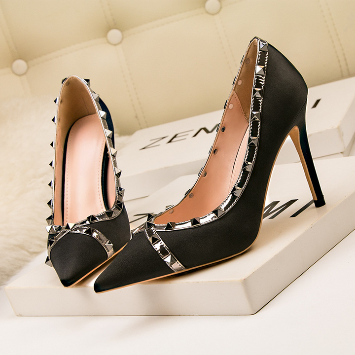 Zevara Studded Heels