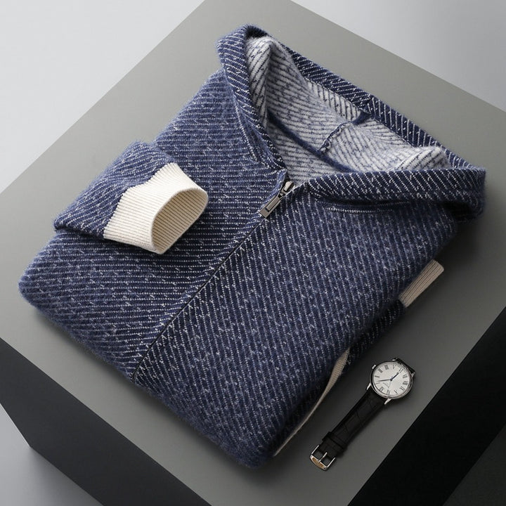 Lawrence Cashmere Zip Sweater
