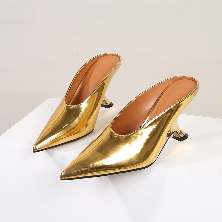 Lustra Heeled Mules