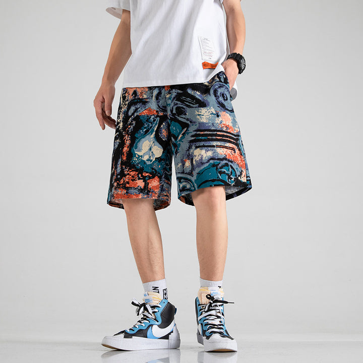 Abstract Ink Shorts