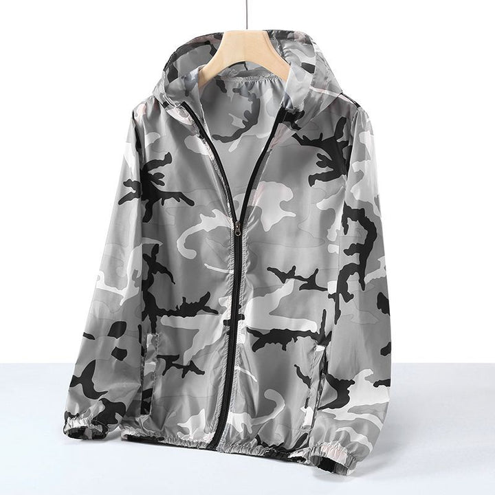 Cardinal Camo Windbreaker
