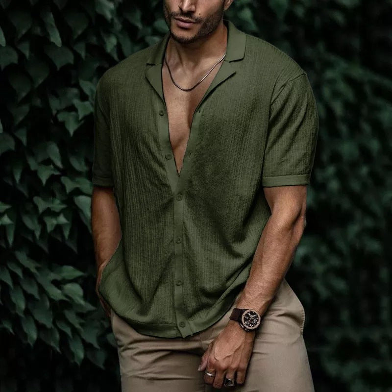 Sebastian Textured Button-Up