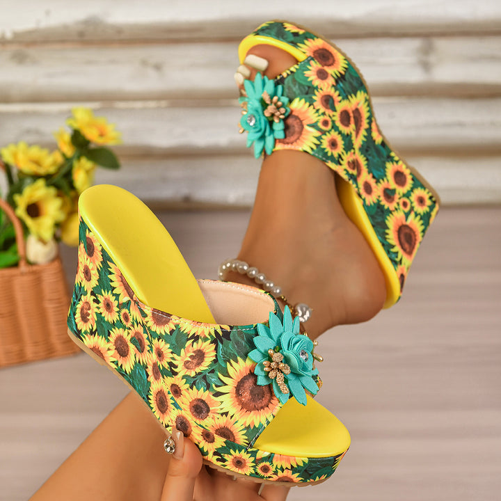 Savanna Sunflower Wedges