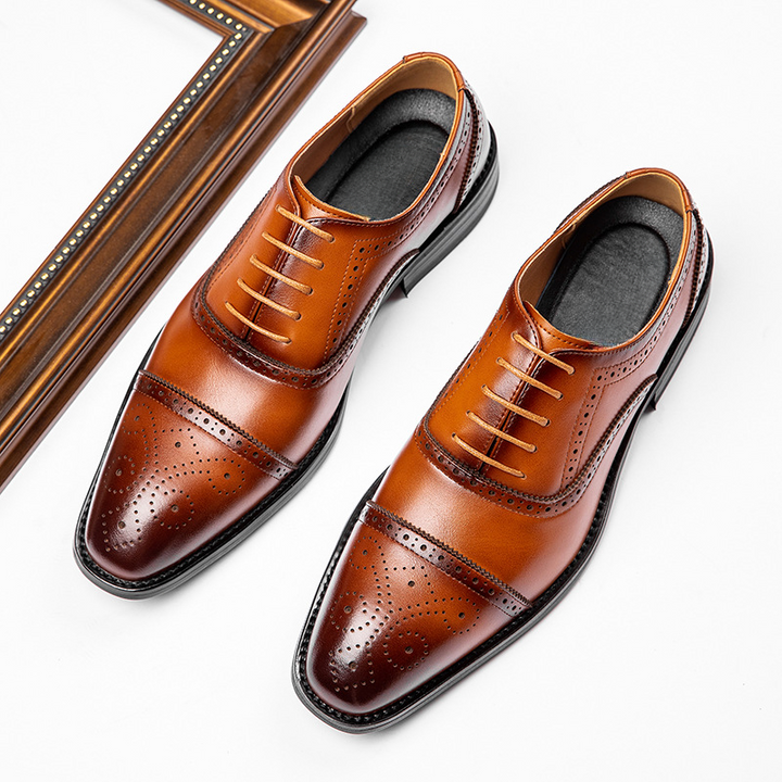 Classic Gentleman’s Leather Oxfords