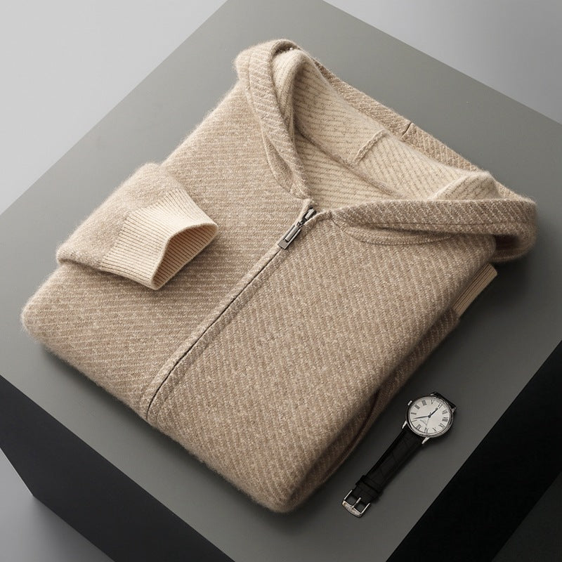 Lawrence Cashmere Zip Sweater