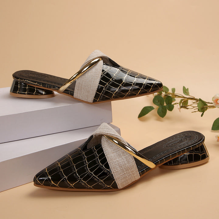 Corvella Pointed Mules