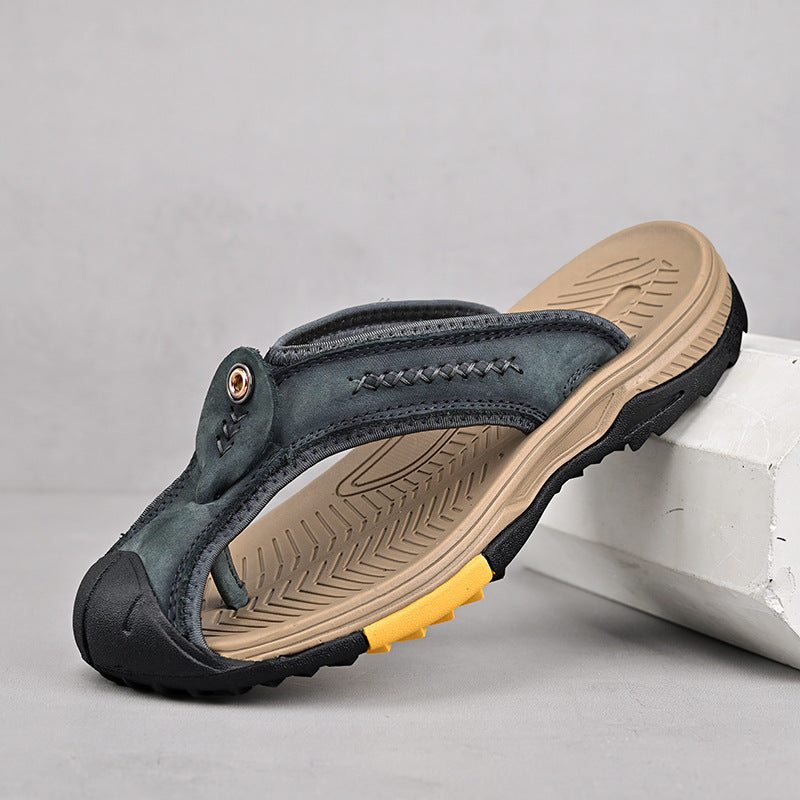Grantham Leather Flip Flops