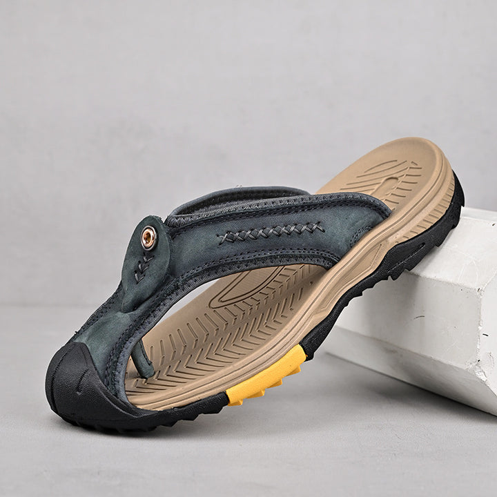 Grantham Leather Flip Flops