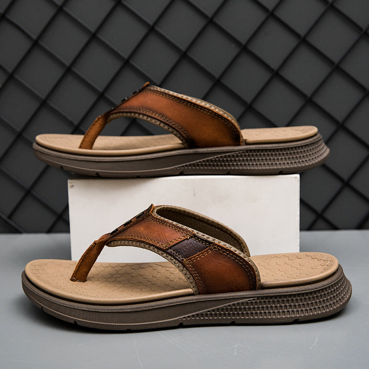Bimini Leather Flip Flops
