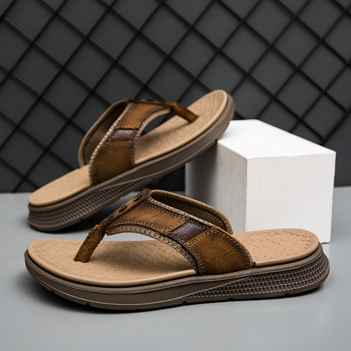 Bimini Leather Flip Flops