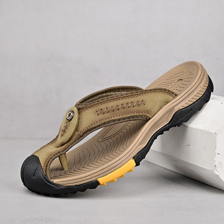 Grantham Leather Flip Flops
