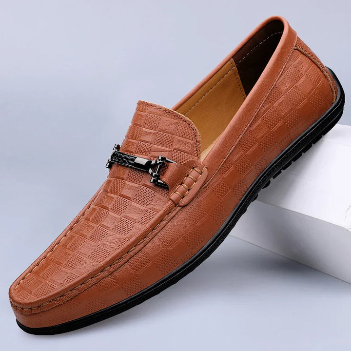 Quilted Leather Loafers