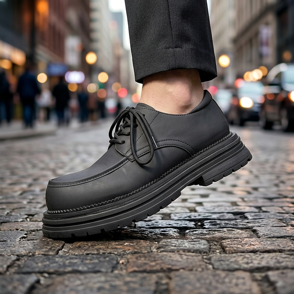 Beckett Leather Lug Derbies