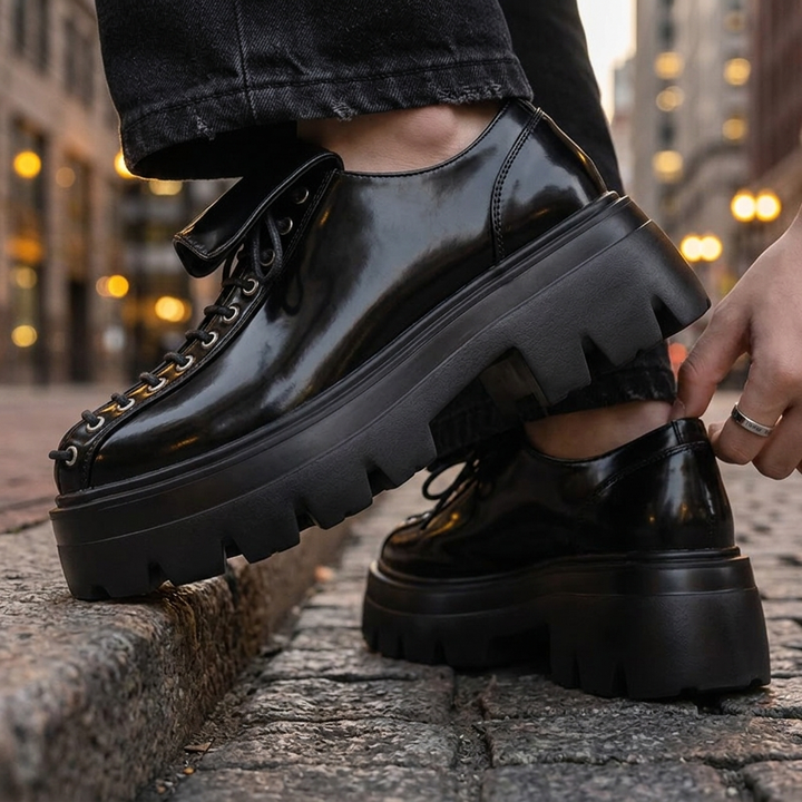 Cameron Leather Lug Derbies