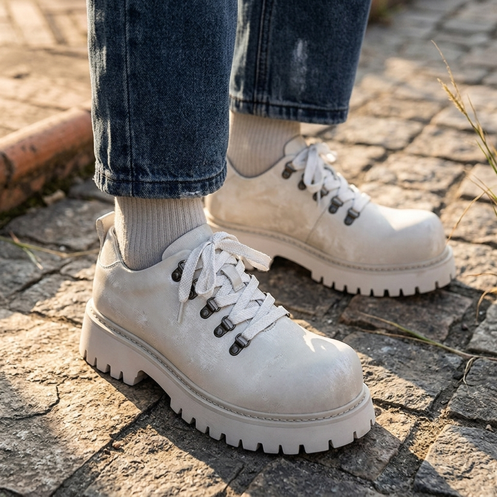 Dalton Retro Leather Derbies