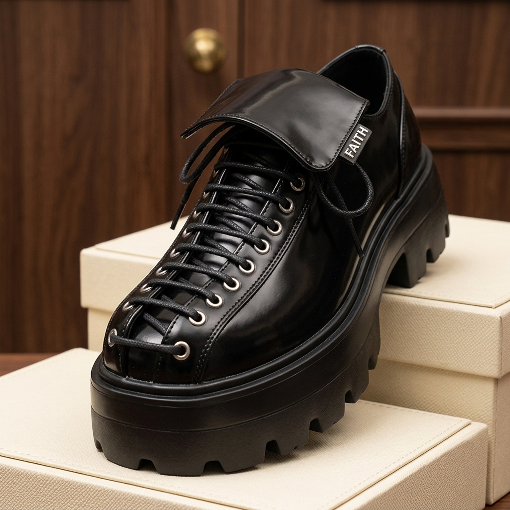 Cameron Leather Lug Derbies