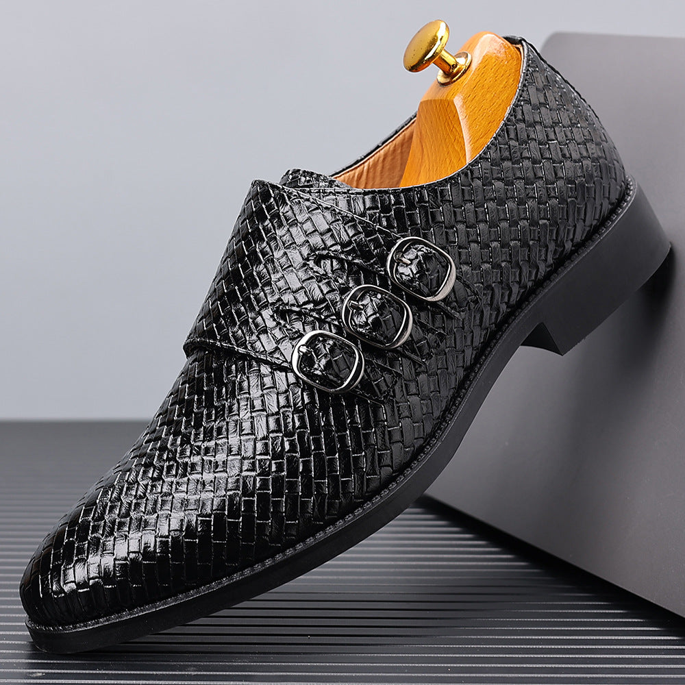 Vourio Trenza Leather Loafers