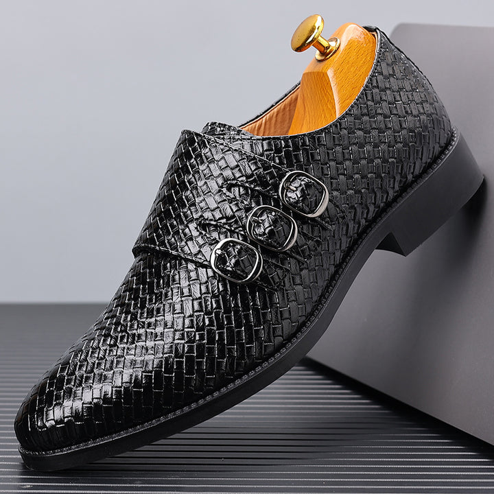 Vourio Trenza Leather Loafers