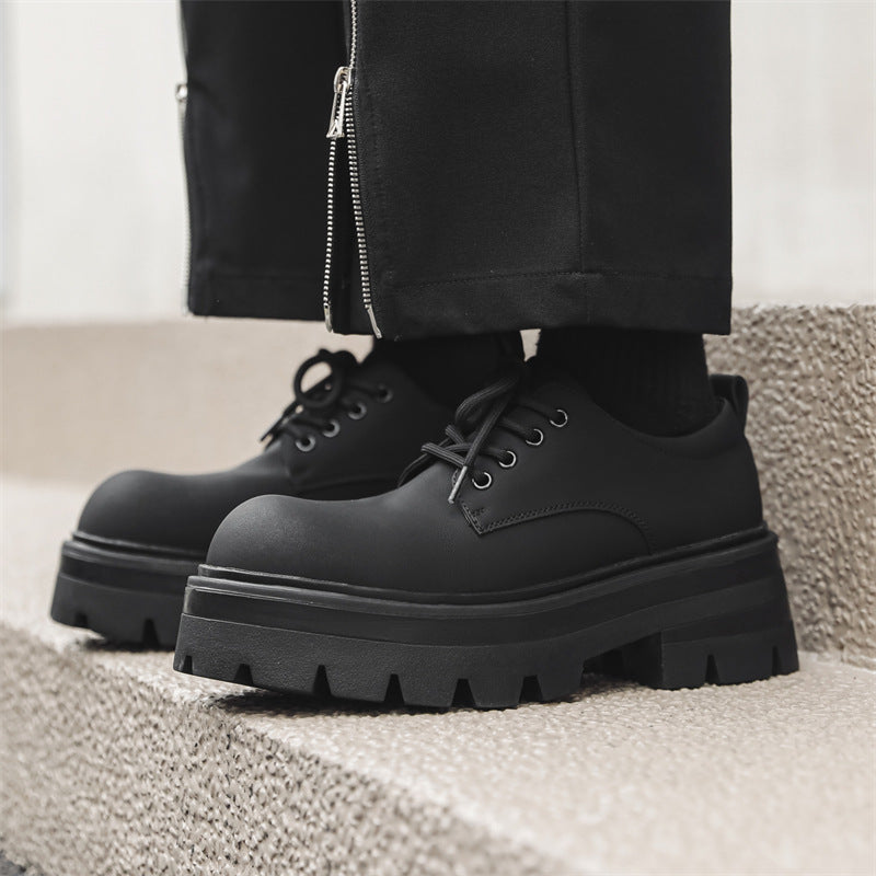 Enzo Genuine Leather Retro Derbies