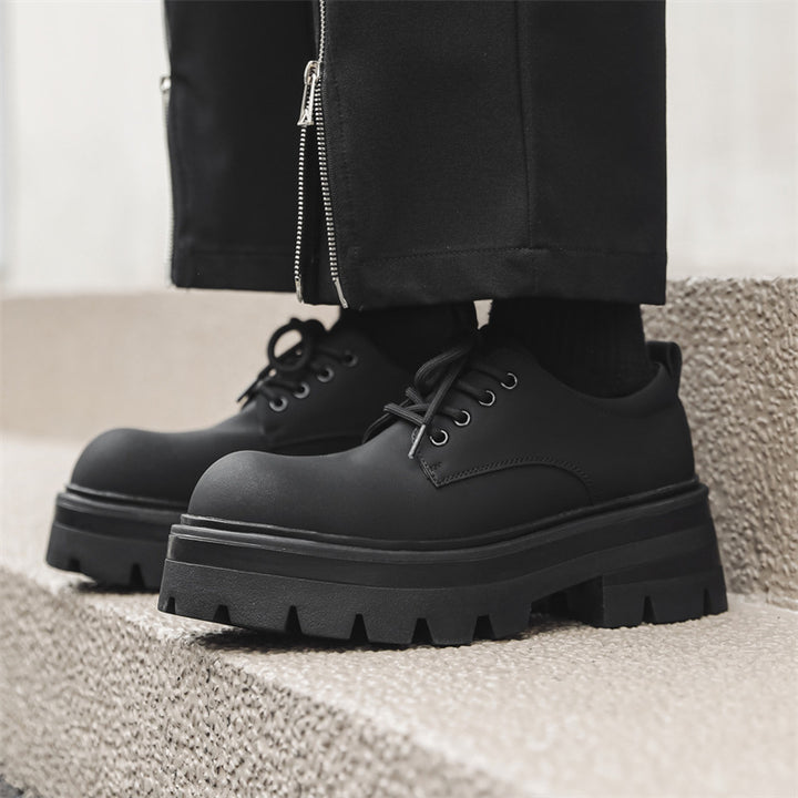 Enzo Genuine Leather Retro Derbies