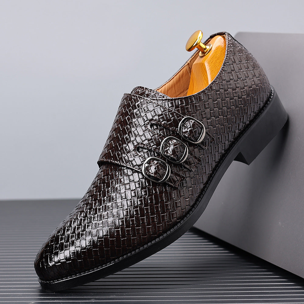 Vourio Trenza Leather Loafers