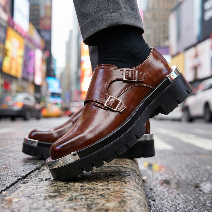 Prescott Leather Derbies