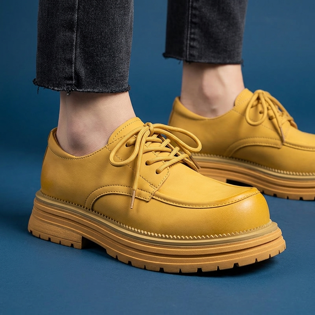 Beckett Leather Lug Derbies