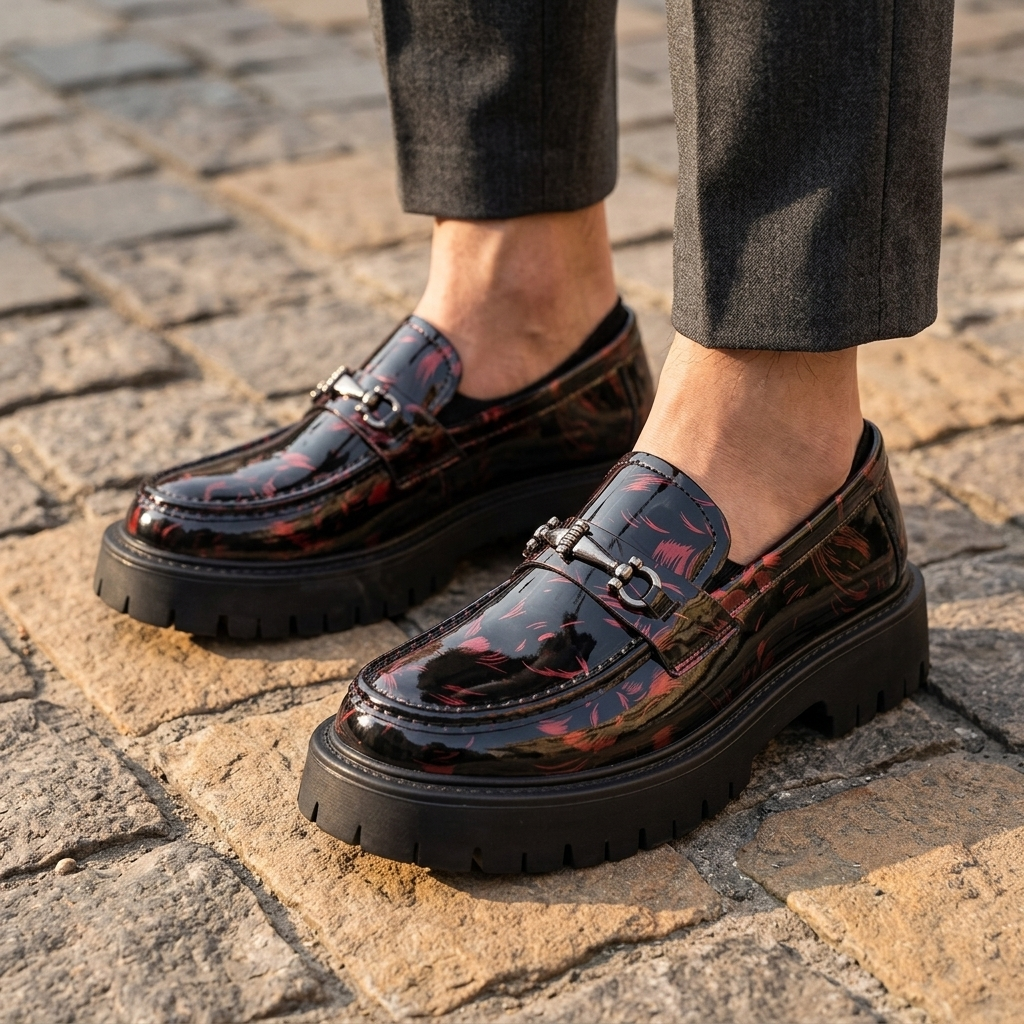 Hendrix Leather Derbies