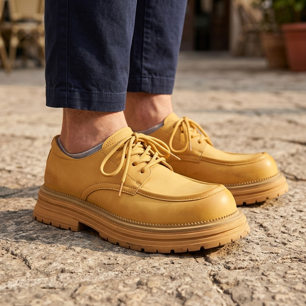 Beckett Leather Lug Derbies