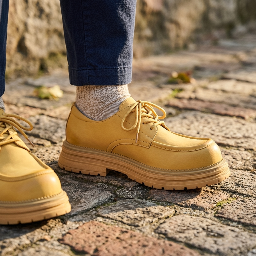 Beckett Leather Lug Derbies