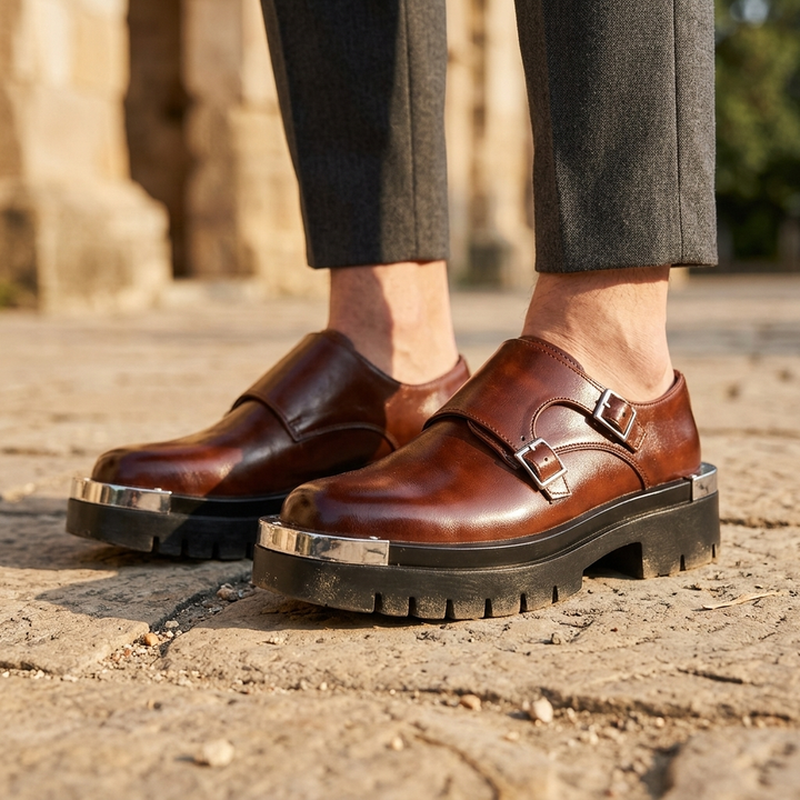 Prescott Leather Derbies
