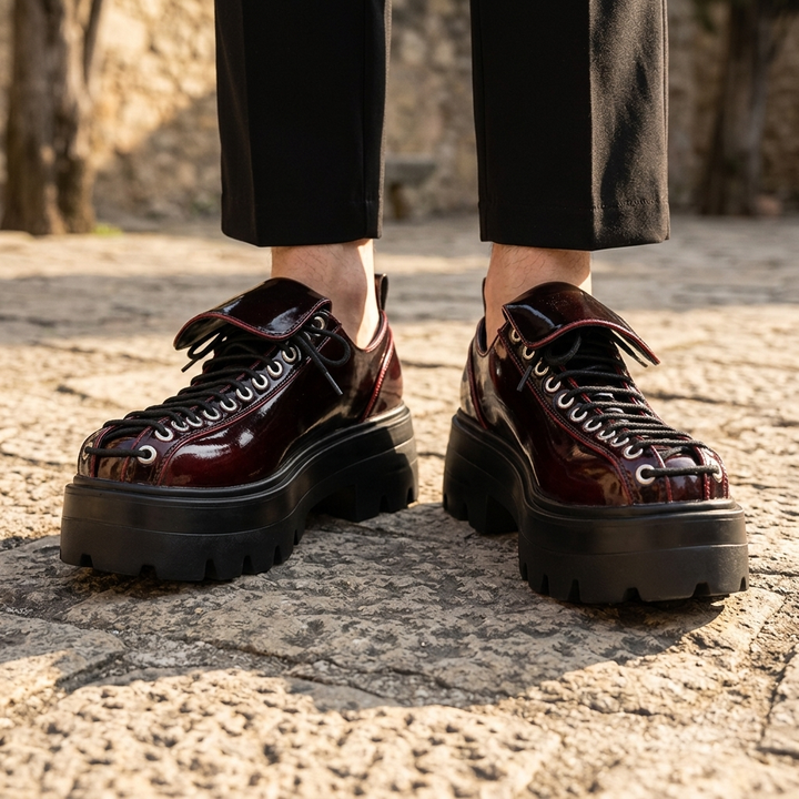 Cameron Leather Lug Derbies