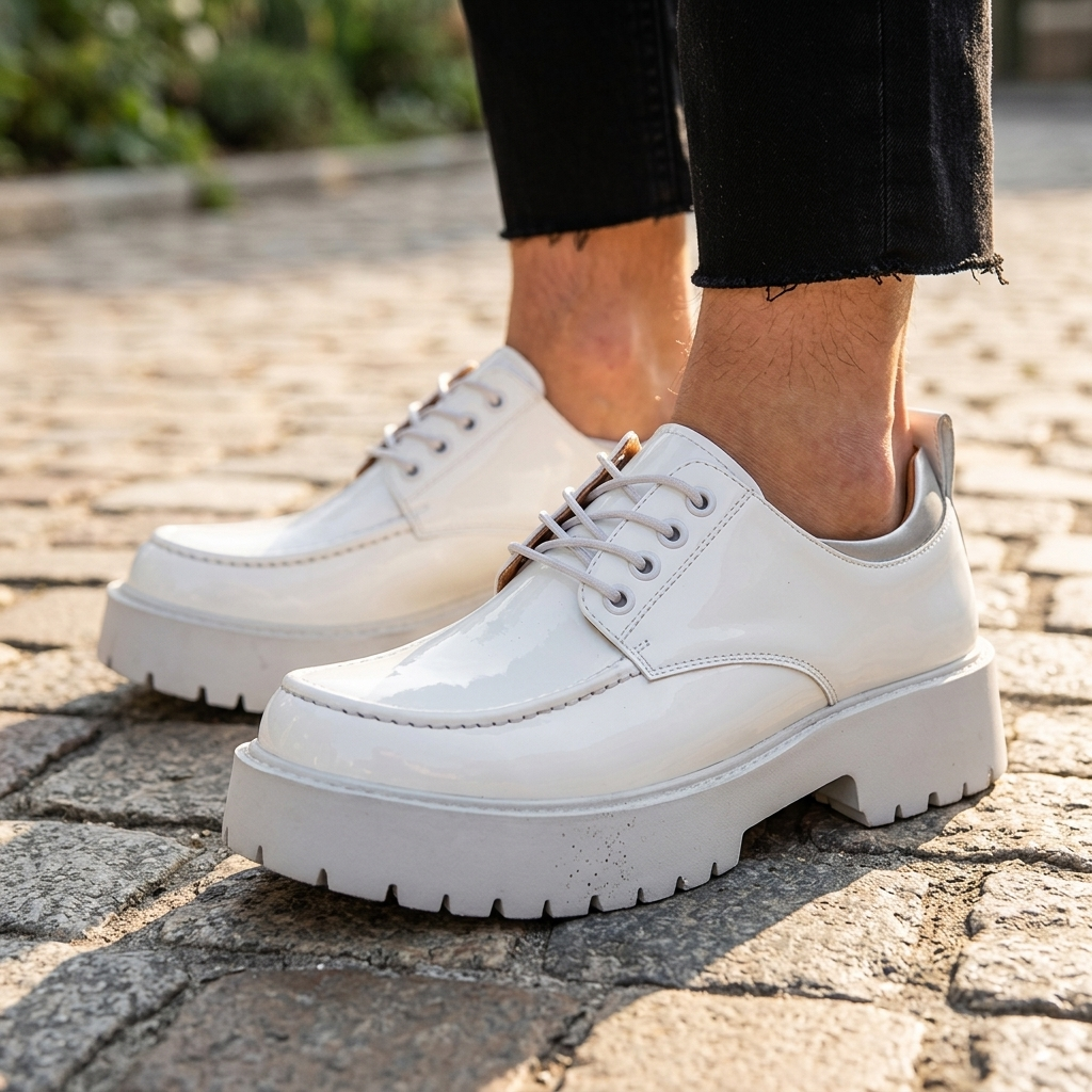 Lennox Metallic Lug Derbies
